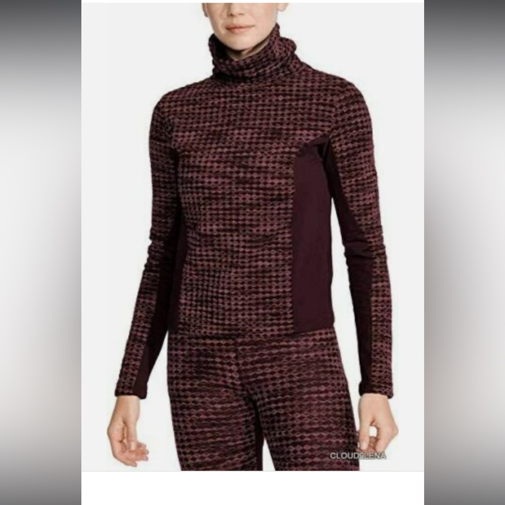 Nike Women's Pro Hyperwarm Training Set Burgundy size XL - Picture 2 of 13